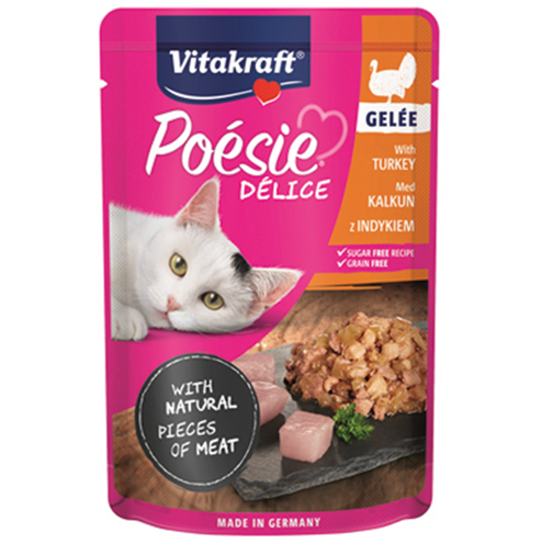 Vitakraft Poesie Delice Soslu Hindili Yavru Konserve Kedi Maması