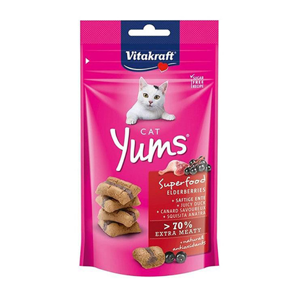 Vitakraft Mürver ve Ördekli Yumuşak Kedi Ödül Maması