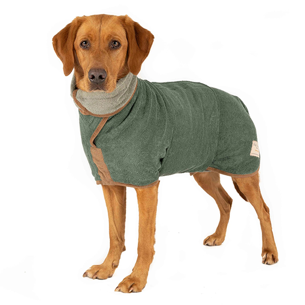 Ruff & Tumble Süper Emici Pamuklu Köpek Bornozu Holkham (41-49 Cm, Xsmall)