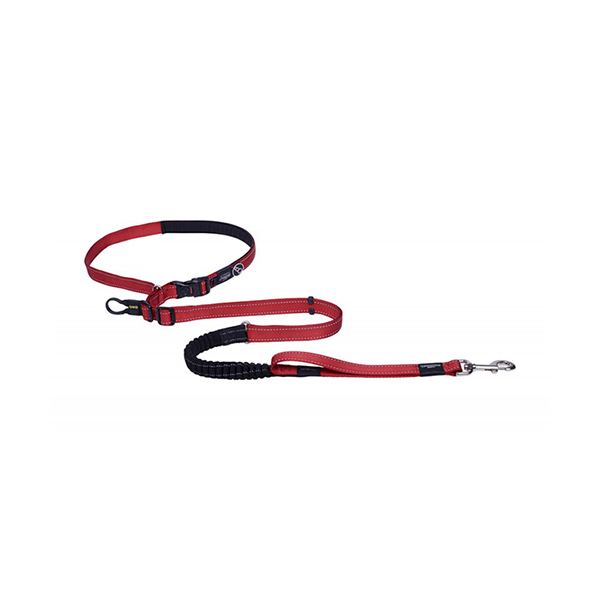 Rogz Utility Handsfree Lijn Dokuma Köpek Gezdirme Kayışı Kırmızı (2.5x150x210 Cm, Large)