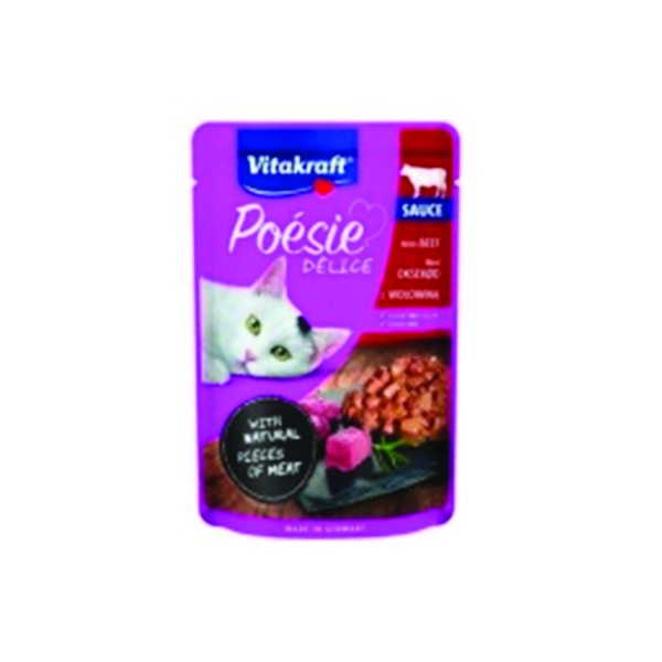 Vitakraft Poesie Delisauce Sığır Etli Konserve Kedi Maması