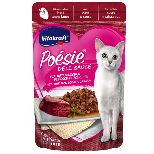 Vitakraft Poesie Soslu Kalpli Yetişkin Konserve Kedi Maması
