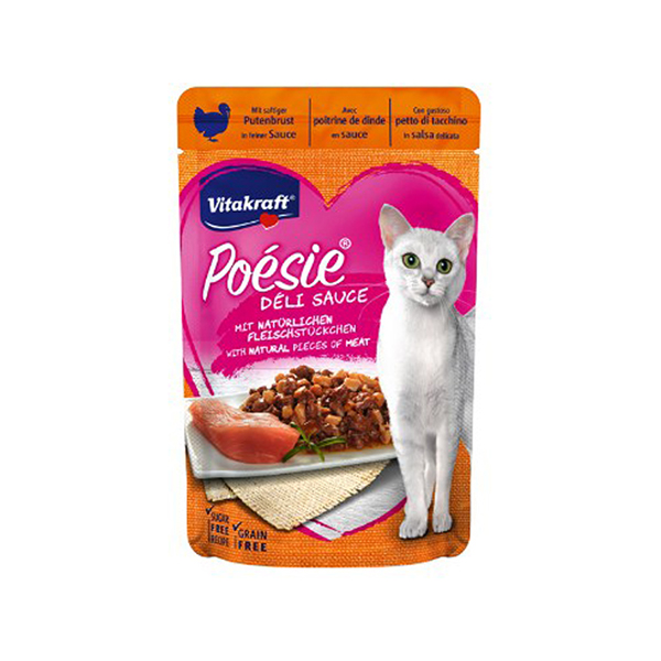 Vitakraft Poesie Hindi Etli Yetişkin Kedi Konservesi