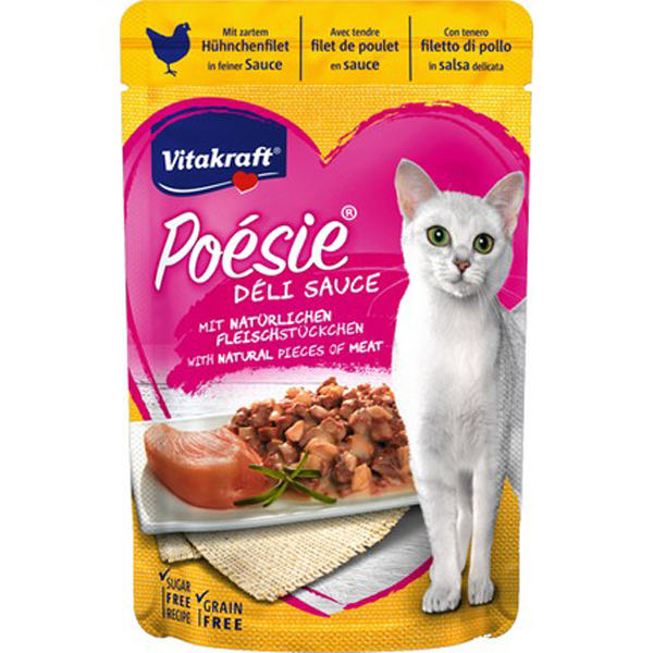 Vitakraft Poesie Tavuklu Yetişkin Kedi Konservesi