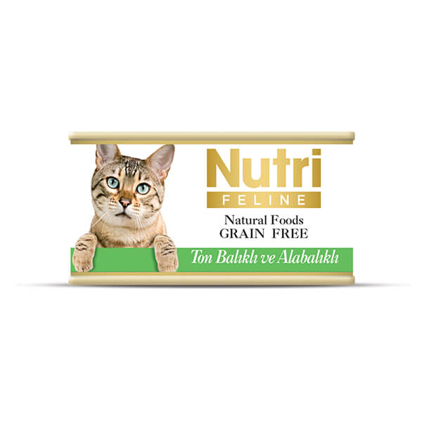 Nutri Feline Ton Balıklı ve Alabalıklı Tahılsız Konserve Kedi Maması