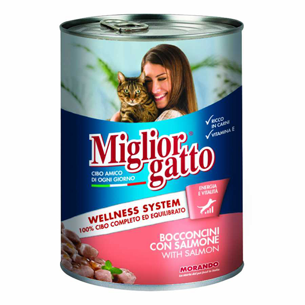 Miglior Somon Balıklı Yetişkin Konserve Kedi Maması