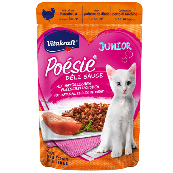 Vitakraft Poesie Soslu Hindi Etli Yavru Konserve Kedi Maması