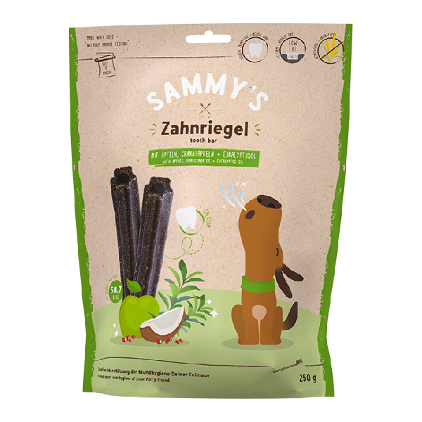 Sammy's Tooth Bar Elmalı Narlı ve Okaliptüs Yağlı Ağız Hijyen Destekleyici Köpek Ödül Maması