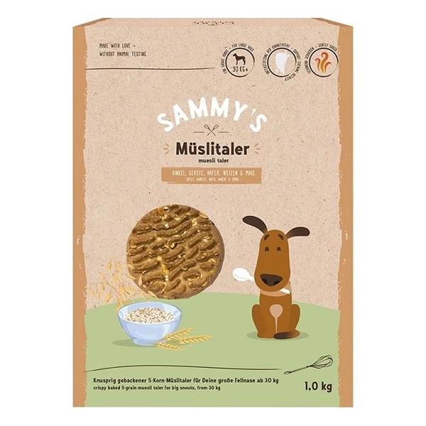 Sammy's Muesli Taler 5 Taneli Çıtır Müsli Köpek Ödül Maması