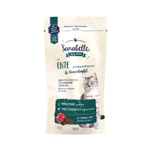 Sanabelle Snack Ördek ve Narlı Kedi Ödül Maması
