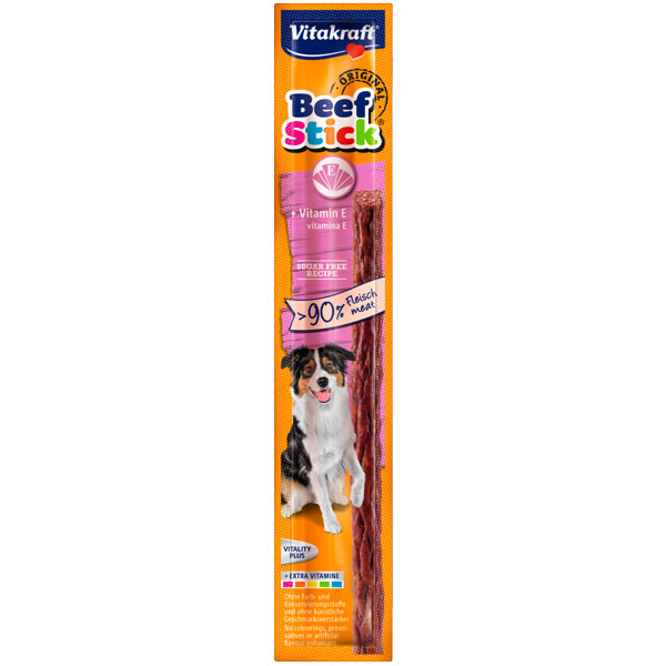 Vitakraft Stick Sığır Etli E Vitamini Katkılı Köpek Ödül Maması
