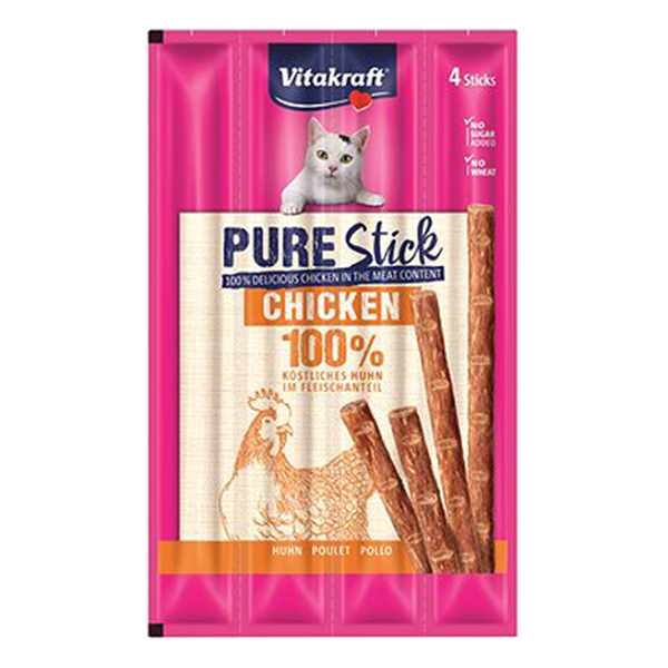 Vitakraft Pure Sticks Tavuk Etli Kedi Ödül Maması
