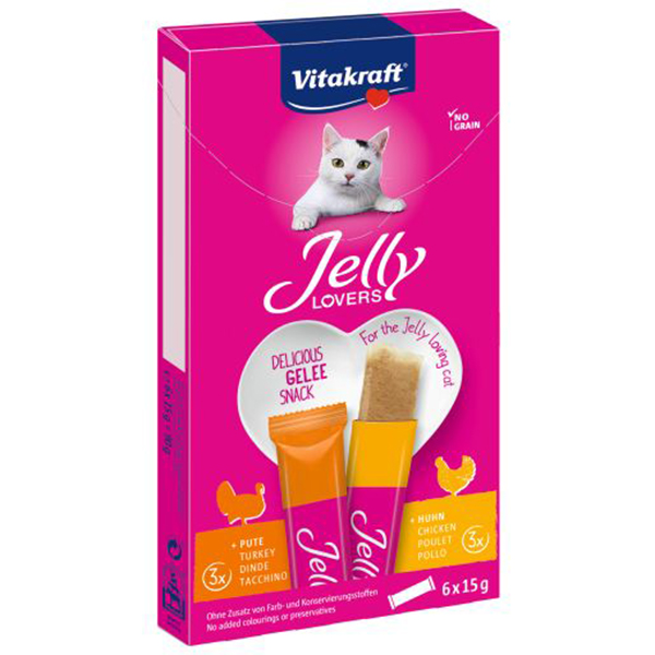 Vitakraft Lovers Jöleli Tavuk ve Hindili Kedi Ödül Maması