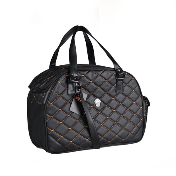 Lepus Luxury Bag Kedi Köpek Taşıma Çantası Kırmızı (21x27x44 Cm, Small)