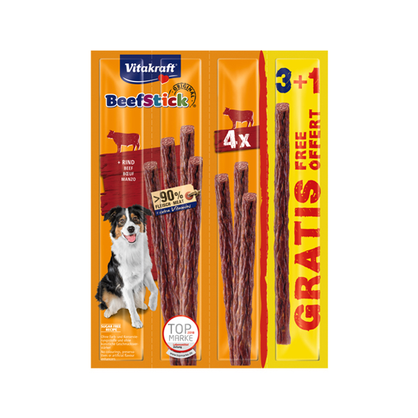 Vitakraft Stick Sığır Etli Kedi Ödül Maması 4 Adet