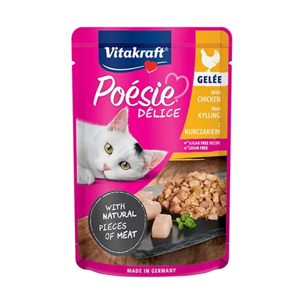 Vitakraft Poesie Delice Soslu Tavuklu Yetişkin Konserve Kedi Maması