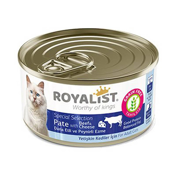 Royalist Tahılsız Dana Etli Yetişkin Konserve Kedi Maması
