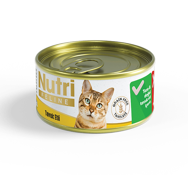 Nutri Feline Tavuklu Tahılsız Konserve Kedi Maması
