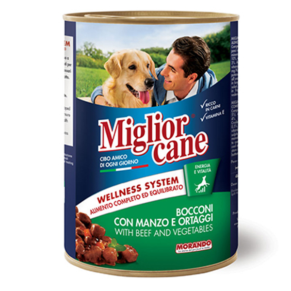 Miglior Biftek ve Sebzeli Yetişkin Köpek Konservesi