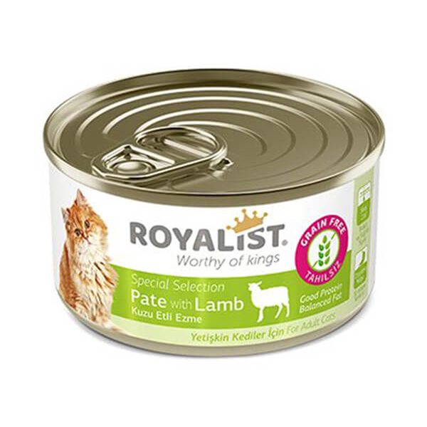 Royalist Tahılsız Kuzu Etli Yetişkin Konserve Kedi Maması