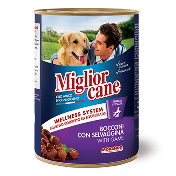 Miglior Av Hayvanlı Taneli Yetişkin Köpek Konservesi