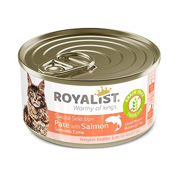 Royalist Tahılsız Ezme Somonlu Yetişkin Konserve Kedi Maması