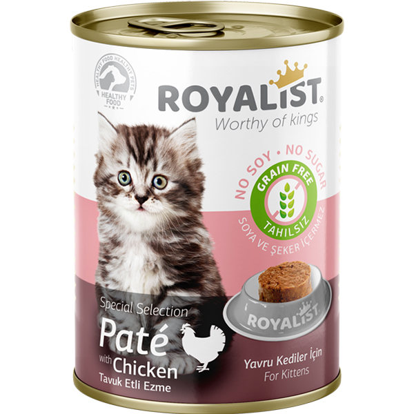 Royalist Kitten Tavuklu Pate Yavru Konserve Kedi Maması