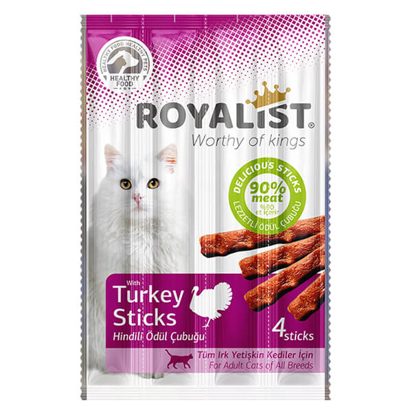 Royalist Hindili Sticks Kedi Ödül Maması