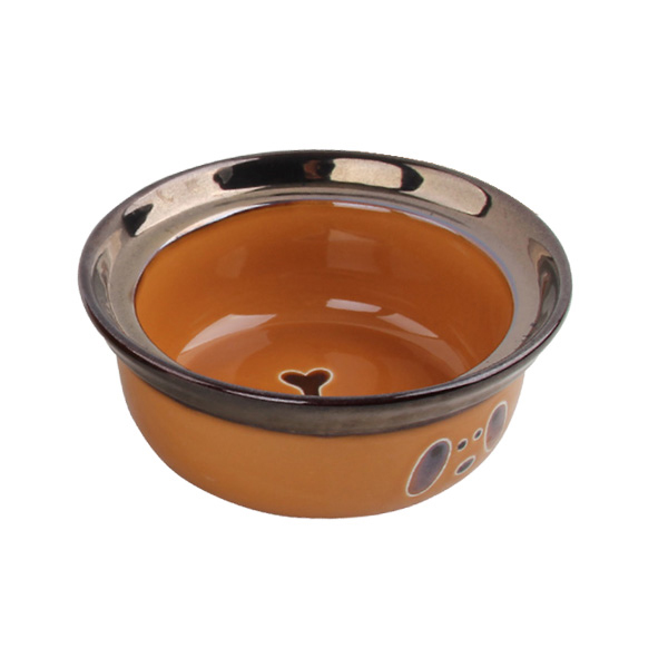 Pawise Köpek Seramik Mama Kabı Siyah (450 Ml)