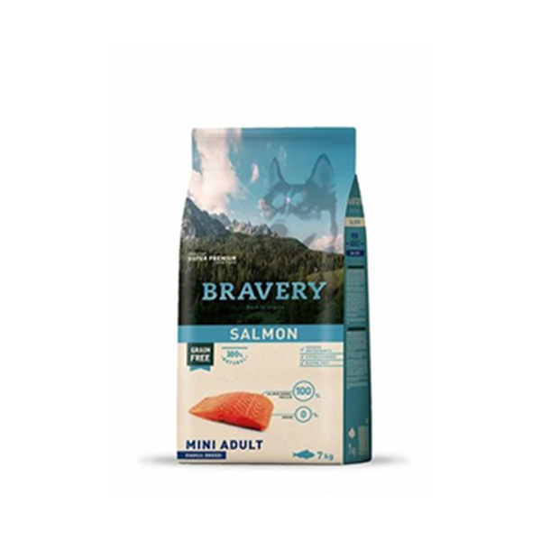 Bravery Küçük Irk Somonlu Tahılsız Yetişkin Köpek Maması