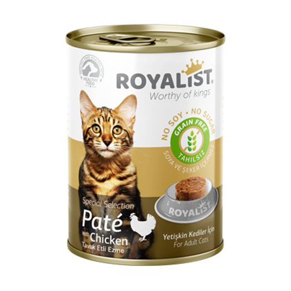 Royalist Tahılsız Tavuk Etli Ezme Yetişkin Konserve Kedi Maması