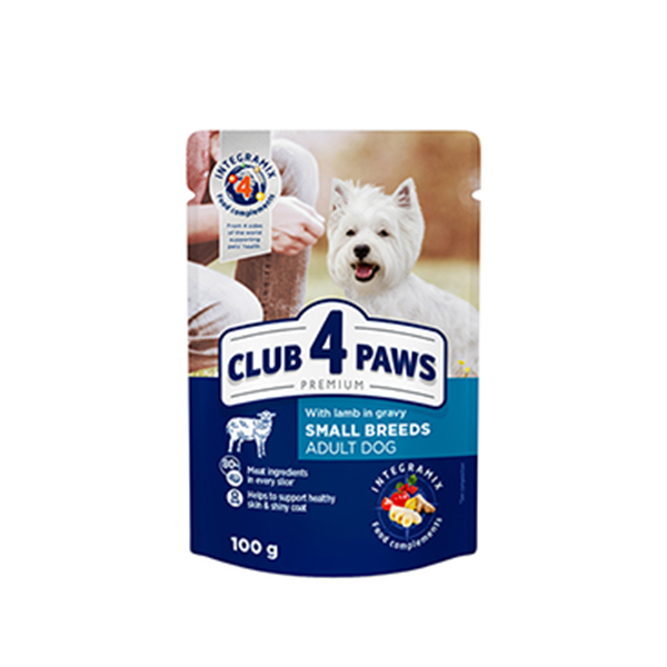 Club4Paws Kuzu Etli Soslu Pouch Yetişkin Konserve Köpek Maması