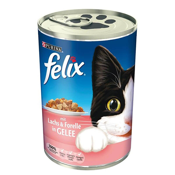 Felix Somonlu ve Alabalıklı Konserve Yaş Kedi Maması