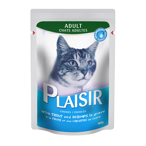 Plaisir Alabalık Karidesli Pouch Konserve Kedi Maması