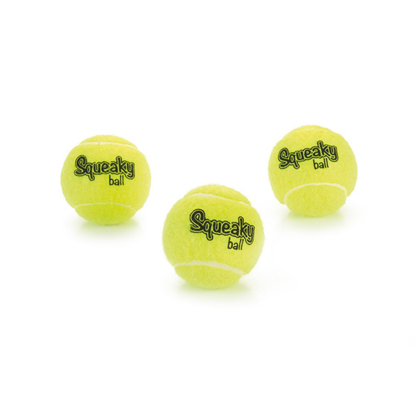 Beeztees Sesli Tenis Topu Köpek Oyuncağı (8 Cm, 3 Adet)