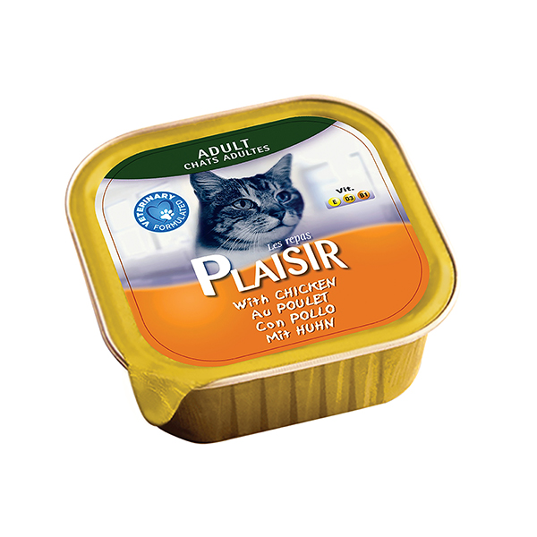 Plaisir Tavuklu Pate Konserve Kedi Maması