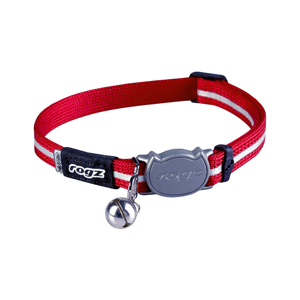 Rogz Catz AlleyCat Halsband Çıngıraklı Kedi Boyun Tasması Sarı Small