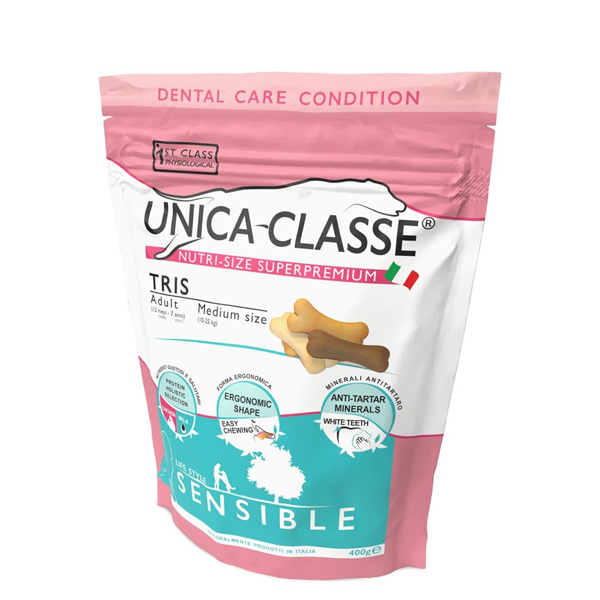 Unica Classe Tris Sensible Tavuklu Bisküvit Köpek Ödül Maması