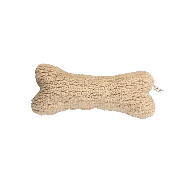 Pet Comfort Kemik Şekilli Peluş Köpek Oyuncağı (Gri, 20 Cm)
