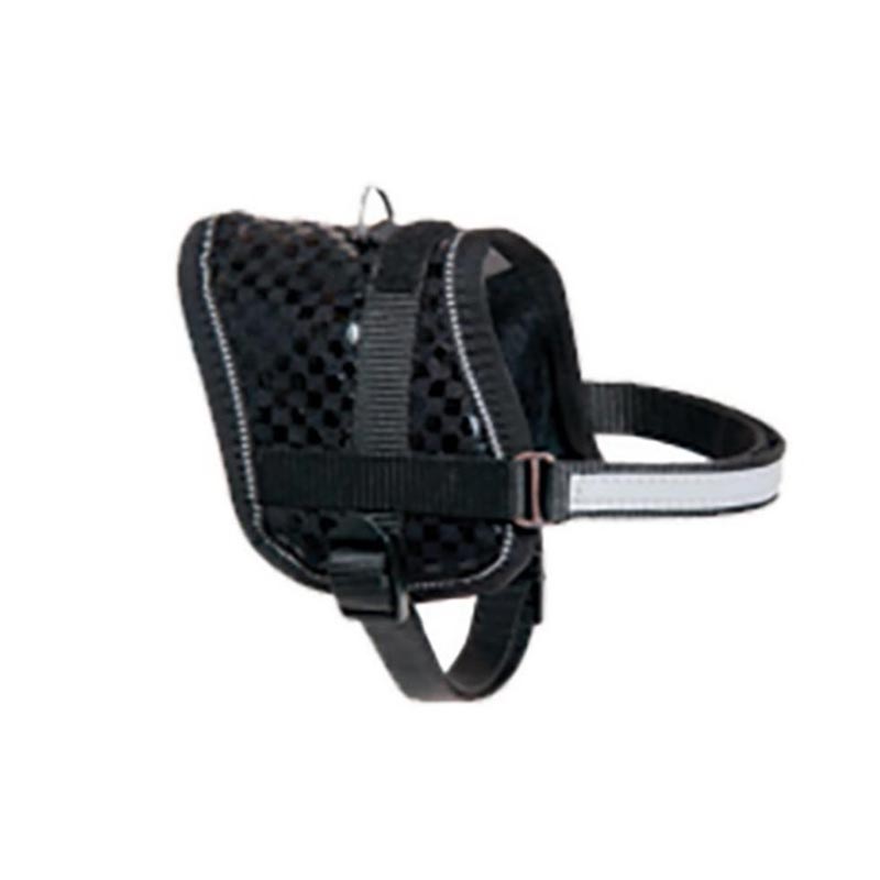Karlie Reflektörlü Köpek Göğüs Tasması Siyah (26-35 Cm, Small)
