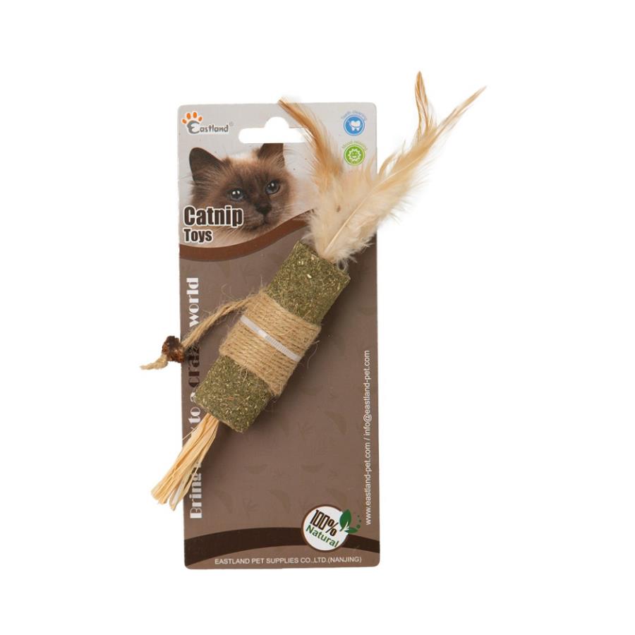 [520-551526] Eastland Kedi Otlu Tüylü Kedi Oyuncağı