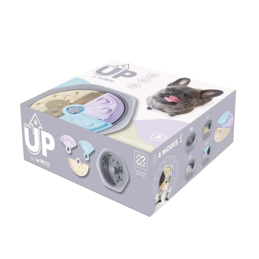 [10540299] M-Pets Level Up Ayarlanabilir Yavaş Yeme Mama Kabı S