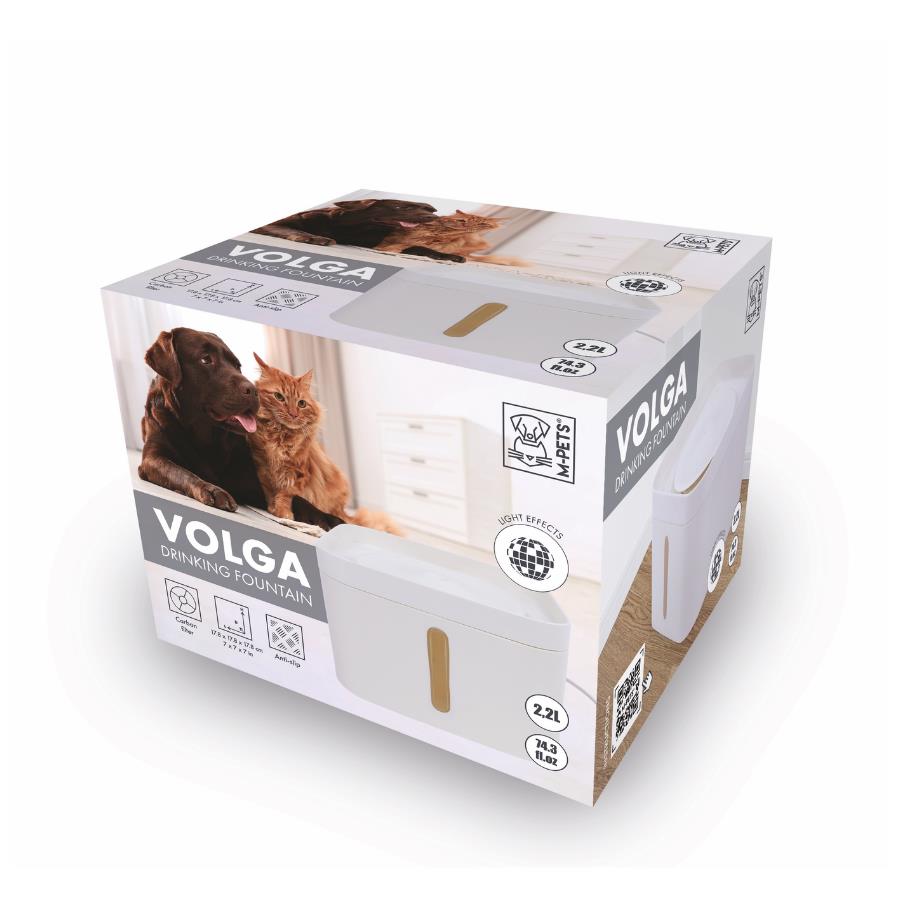 M-Pets Volga Işıklı Su Sebili 2,2L
