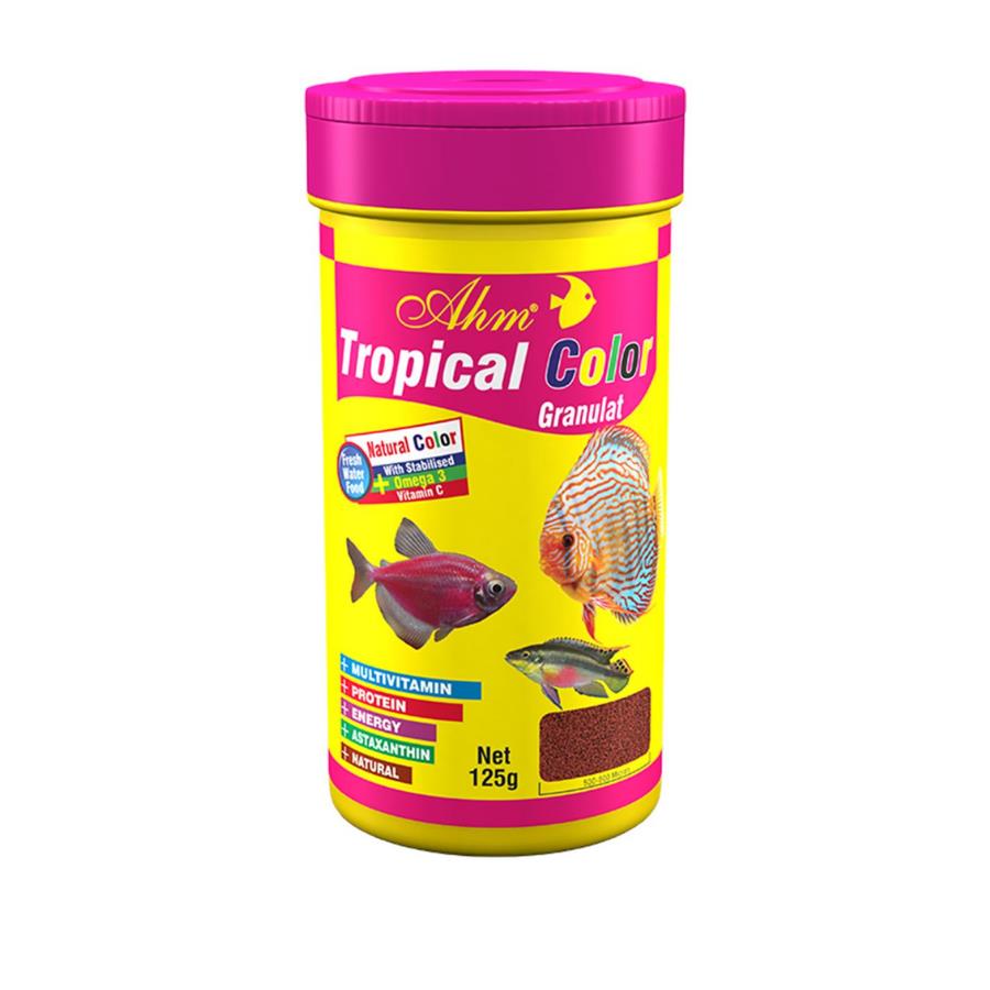 [696-31677] Ahm Tropical Colour Granulat Süs Balıkları Yemi 100 Ml