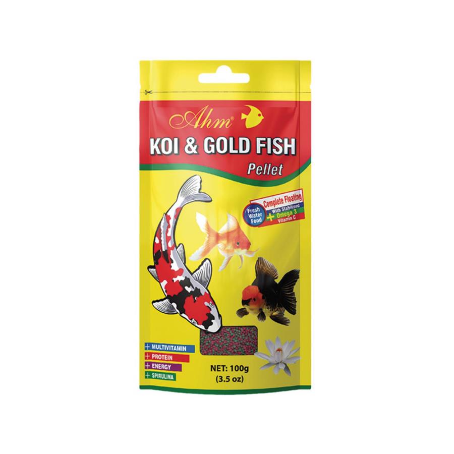 [696-33244] Ahm Koi Gold Fish Pellet Koi Balığı Yemi 100 Gr