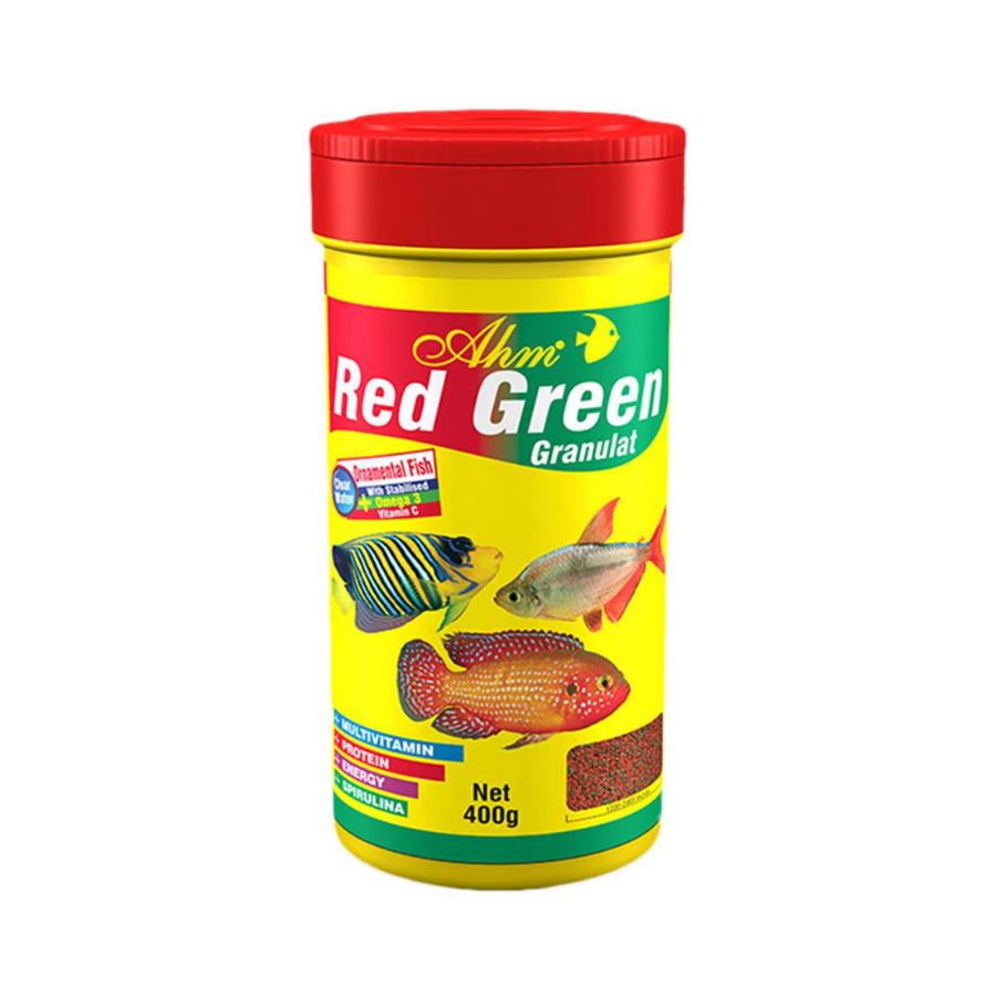 Ahm Red Green Granulat Balık Yemi 250 Ml