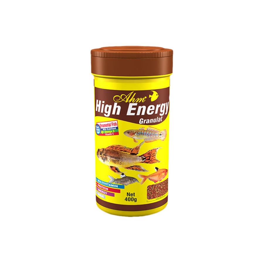 [696-31639] Ahm High Energy Granulat Yüksek Enerji Granül Balık Yemi 250 Ml
