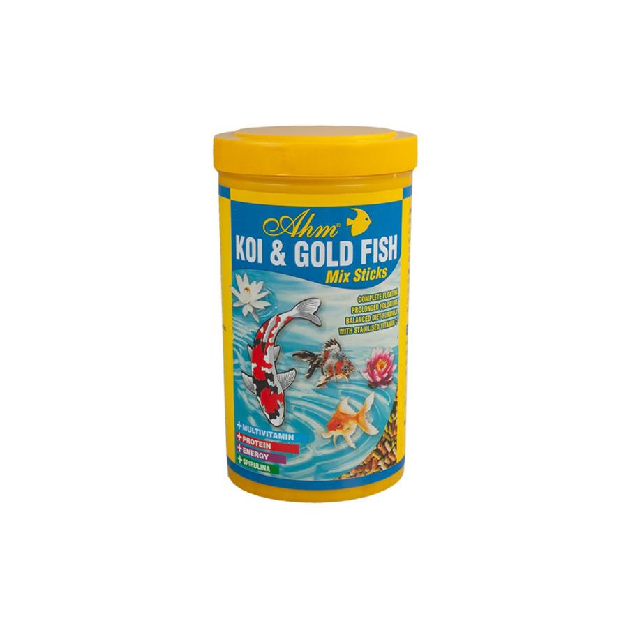 Ahm Koi Gold Fish Mix Sticks Japon Balığı Yemi 1000 Ml