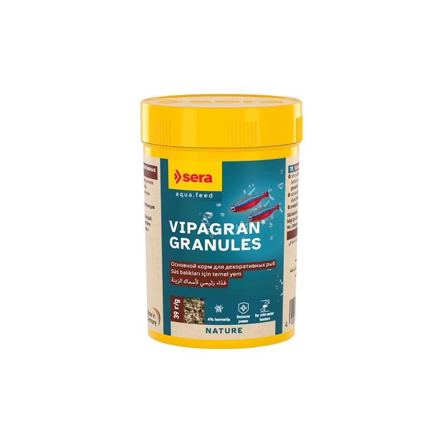 [100-0201] Sera Vipagran Granules Süs Balığı Yemi 100 Ml