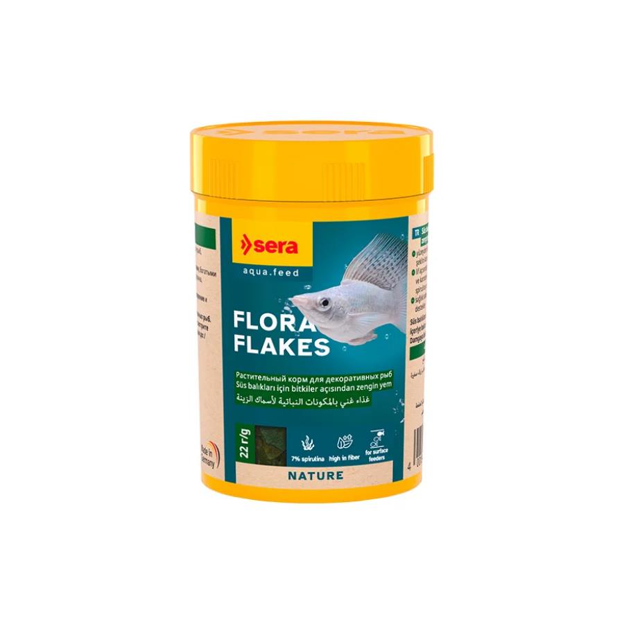 [100-32244] Sera Flora Flakes Süs Balığı Yemi 100 Ml 22 Gr
